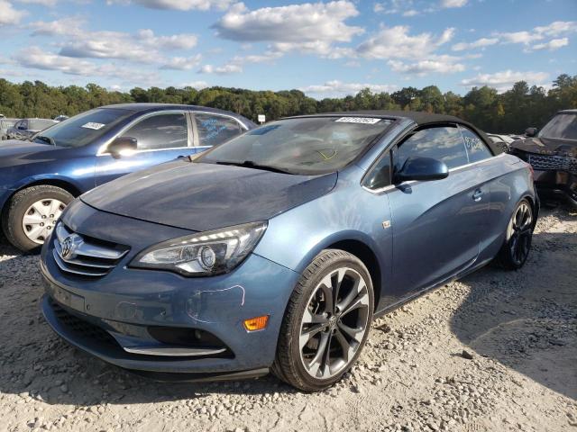 W04WT3N57GG119876 - 2016 BUICK CASCADA PR BLUE photo 2