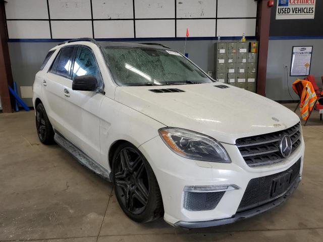 4JGDA7EB4CA087106 - 2012 MERCEDES-BENZ ML 63 AMG WHITE photo 1