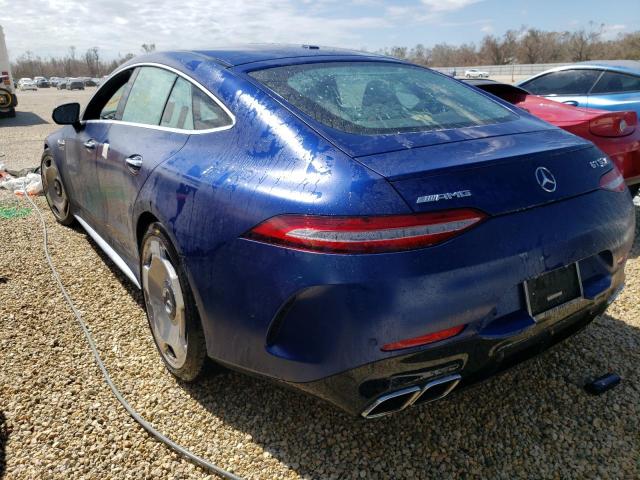 WDD7X8KB2KA005338 - 2019 MERCEDES-BENZ AMG GT 63 BLUE photo 3