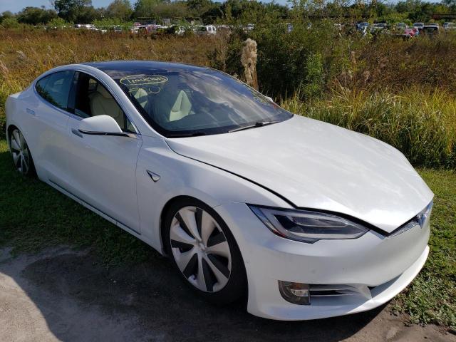 5YJSA1E20LF412690 - 2020 TESLA MODEL S Սպիտակ լուսանկար 1