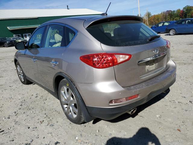 JNKAJ09F48M351277 - 2008 INFINITI EX35 BASE Ոսկեգույն լուսանկար 3
