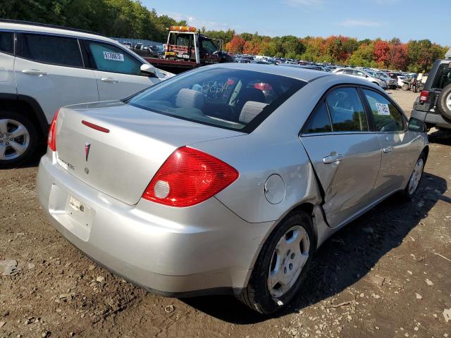 1G2ZF57B384147531 - 2008 PONTIAC G6 VALUE L SILVER photo 4