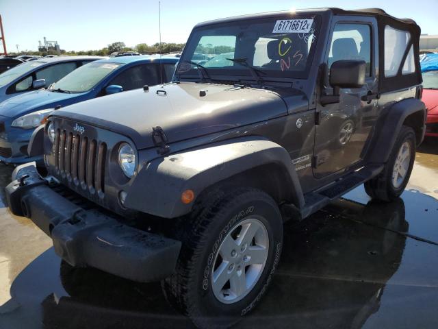 1C4AJWAG2HL671762 - 2017 JEEP WRANGLER S BLACK photo 2