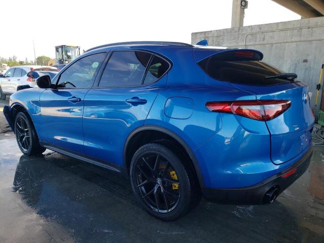 ZASPAJAN1K7C57150 - 2019 ALFA ROMEO STELVIO BLUE photo 3