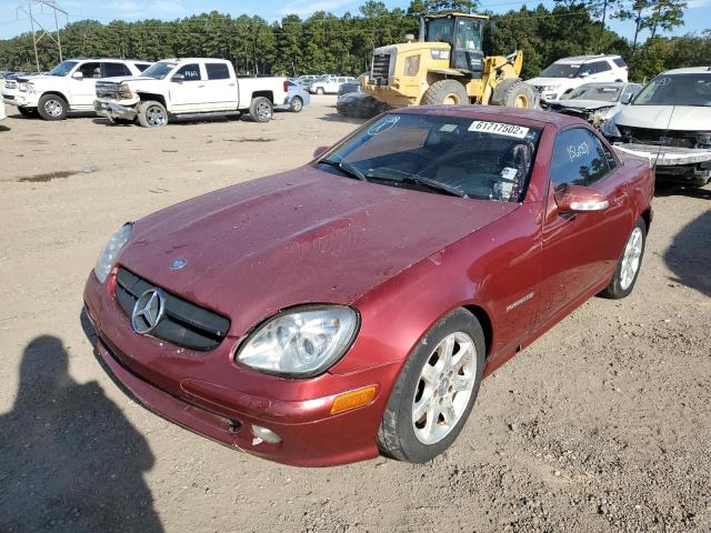 WDBKK49F84F311095 - 2004 MERCEDES-BENZ SLK 230 KO RED photo 2