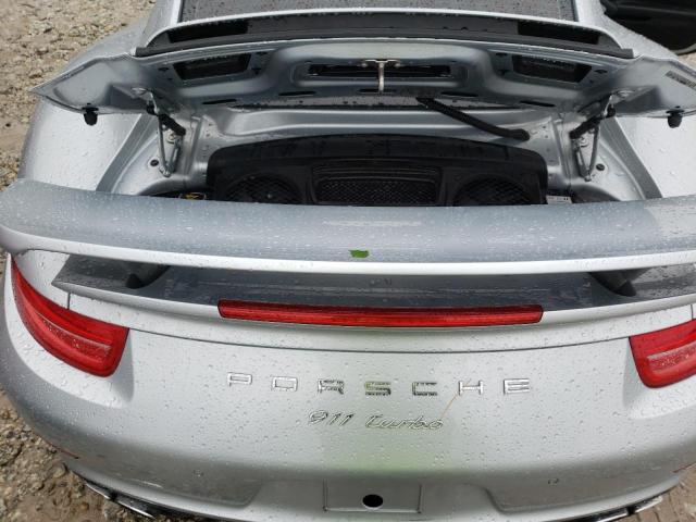 WP0AD2A91ES167562 - 2014 PORSCHE 911 TURBO SILVER photo 7