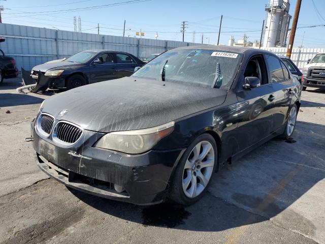 WBANB53556CP01416 - 2006 BMW 550 I BLACK photo 1