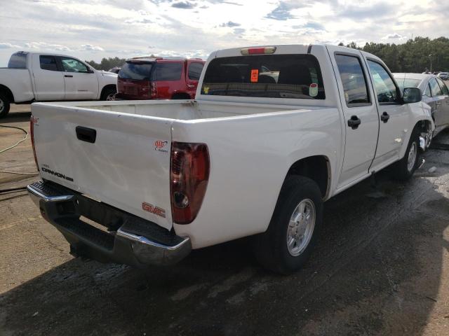 1GTCS43E588220771 - 2008 GMC CANYON SLE WHITE photo 4