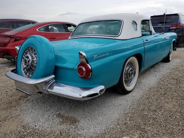 P6FH238702 - 1956 FORD THUNDERBIR TURQUOISE photo 4