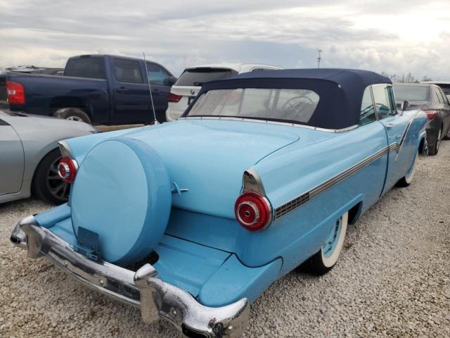 M6KC157611 - 1956 FORD SUNLINER BLUE photo 4