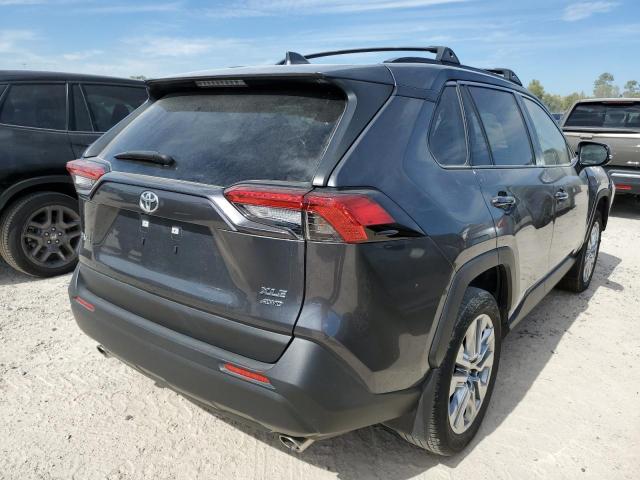 JTMA1RFV0LD529003 - 2020 TOYOTA RAV4 XLE P GRAY photo 4