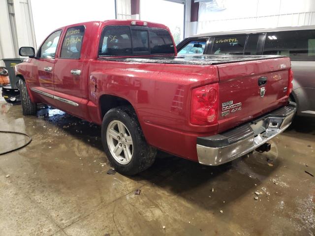 1D7HW58J37S188187 - 2007 DODGE DAKOTA QUA BURGUNDY photo 3