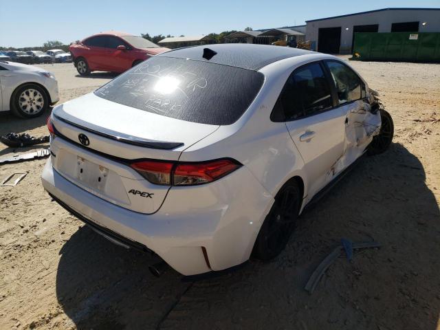 5YFT4MCE0MP076183 - 2021 TOYOTA COROLLA XS WHITE photo 4