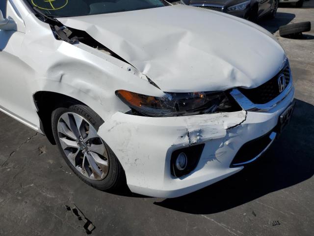 1HGCT1B8XEA014293 - 2014 HONDA ACCORD EXL WHITE photo 9