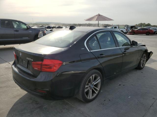 WBA8E1C55JA159624 - 2018 BMW 330E BLACK photo 4