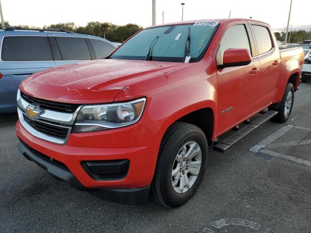 1GCGSCEN8L1200556 - 2020 CHEVROLET COLORADO L RED photo 2