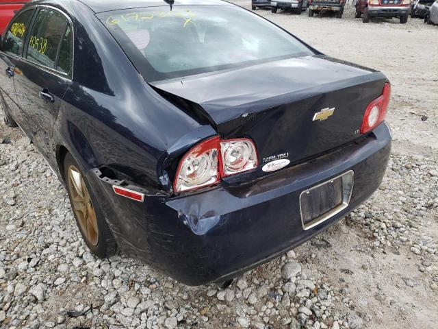 1G1ZH57B09F162685 - 2009 CHEVROLET MALIBU 1LT ლურჯი ფოტო 9