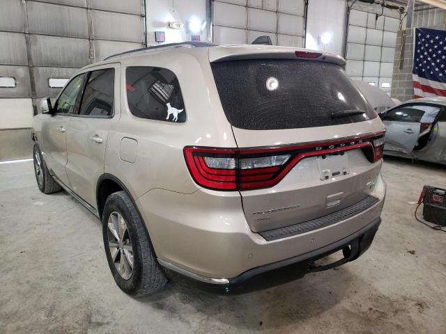 1C4RDJDG3EC551957 - 2014 DODGE DURANGO LI SILVER photo 3