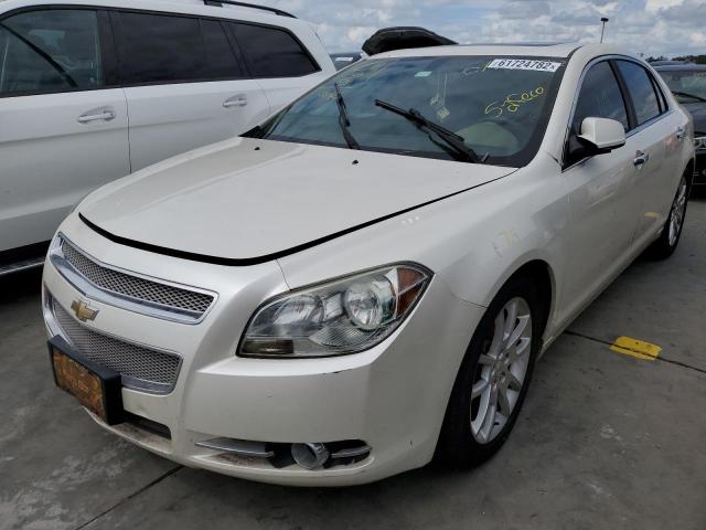 1G1ZE5E01CF112508 - 2012 CHEVROLET MALIBU LTZ WHITE photo 2