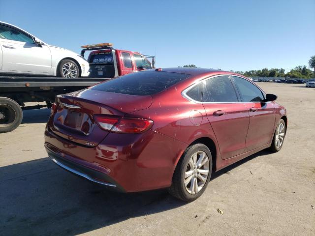 1C3CCCAB0FN743702 - 2015 CHRYSLER 200 LIMITE RED photo 4