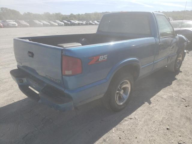 1GCCS14W818107523 - 2001 CHEVROLET S TRUCK S1 BLUE photo 4