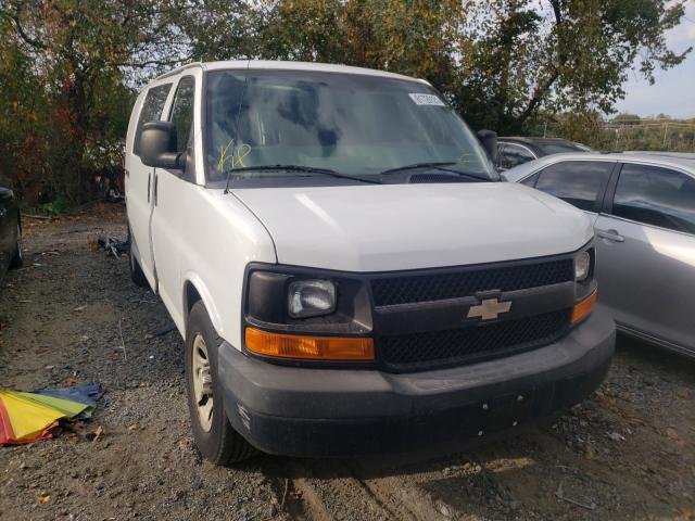 1GCSGAFX3B1186919 - 2011 CHEVROLET EXPRESS WHITE photo 1