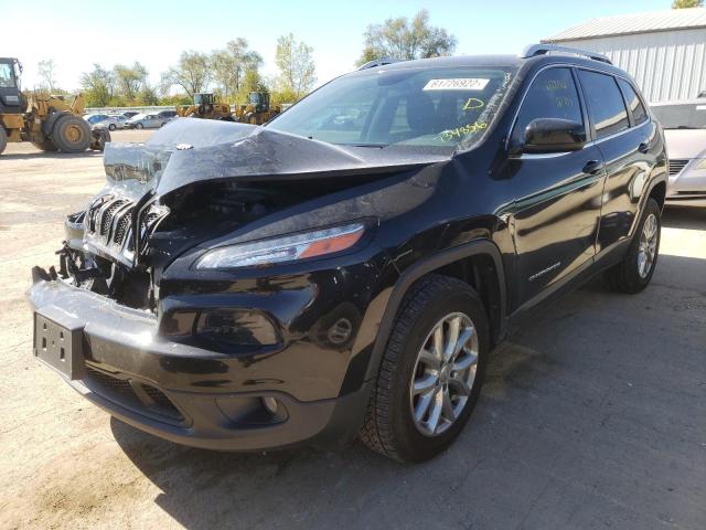 1C4PJMCB4FW734856 - 2015 JEEP CHEROKEE L BLACK photo 2