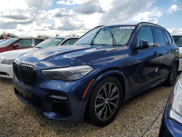 5UXCR6C03N9K53011 - 2022 BMW X5 XDRIVE4 BLUE photo 2