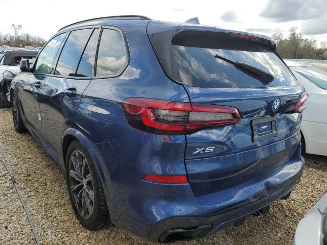 5UXCR6C03N9K53011 - 2022 BMW X5 XDRIVE4 BLUE photo 3