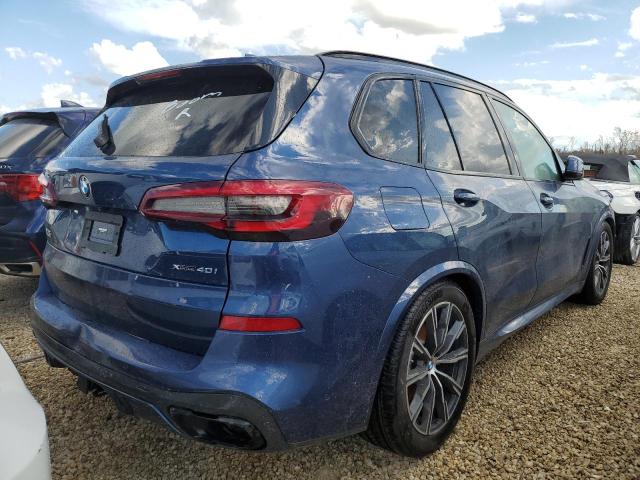 5UXCR6C03N9K53011 - 2022 BMW X5 XDRIVE4 BLUE photo 4