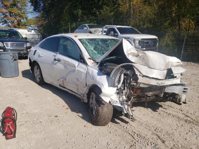 1G1ZB5ST5JF229559 - 2018 CHEVROLET MALIBU LS WHITE photo 1