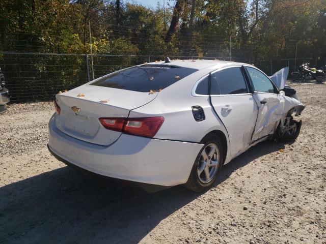 1G1ZB5ST5JF229559 - 2018 CHEVROLET MALIBU LS WHITE photo 4