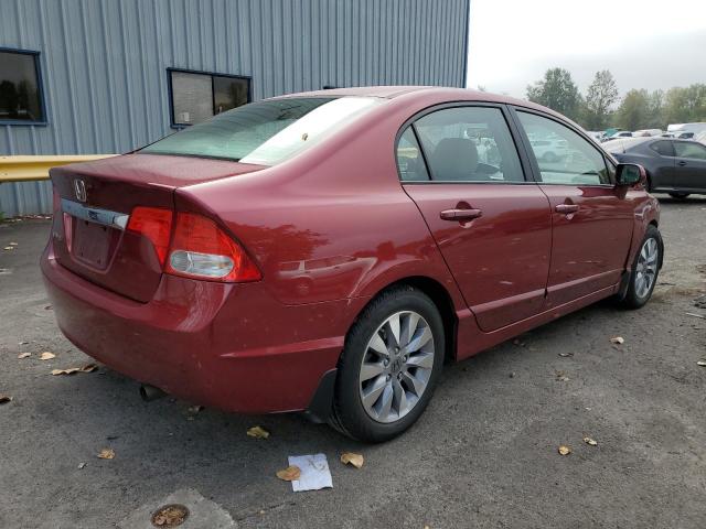 2HGFA1F99BH520698 - 2011 HONDA CIVIC EXL 勃艮第红 照片 4