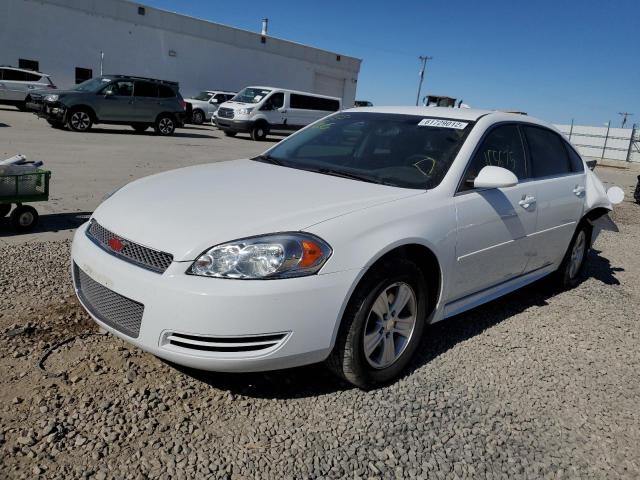 2G1WA5E38E1174782 - 2014 CHEVROLET IMPALA WHITE photo 2