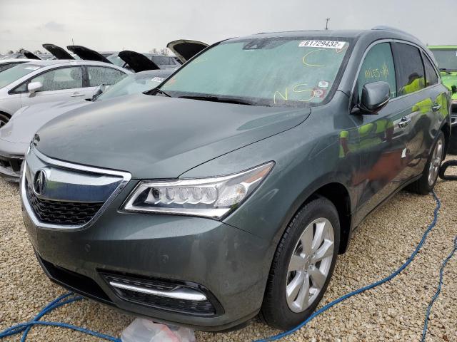 5FRYD4H98GB049409 - 2016 ACURA MDX ADVANC 绿色 照片 2