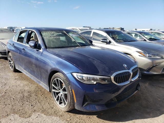 3MW5R1J08L8B23066 - 2020 BMW 330I BLUE photo 1