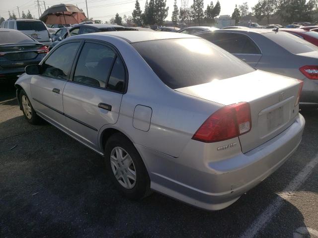 2HGES16325H519708 - 2005 HONDA CIVIC DX V SILVER photo 3