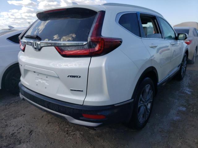 5J6RW2H95LL024392 - 2020 HONDA CR-V TOURI WHITE photo 4