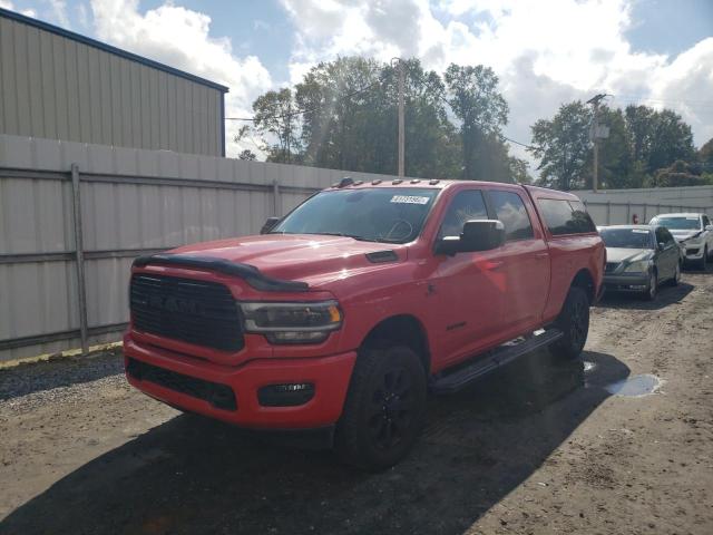 3C6UR5DL6KG667136 - 2019 RAM 2500 BIG H RED photo 2