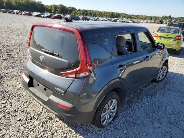 KNDJ23AU1L7081782 - 2020 KIA SOUL LX GRAY photo 4