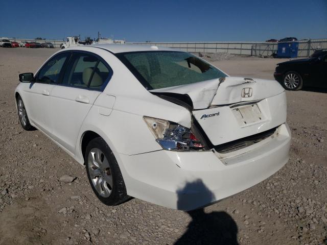 1HGCP2F84AA063052 - 2010 HONDA ACCORD EXL WHITE photo 3