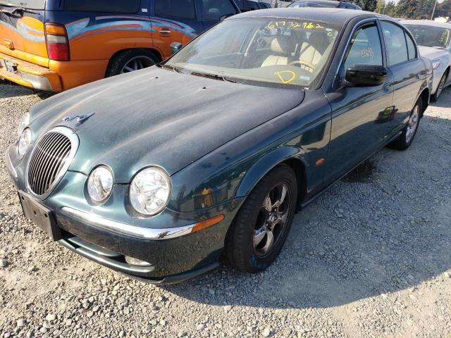 SAJDA01N02FM30668 - 2002 JAGUAR S-TYPE GREEN photo 2