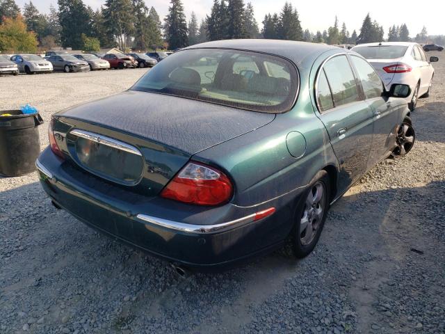 SAJDA01N02FM30668 - 2002 JAGUAR S-TYPE GREEN photo 4