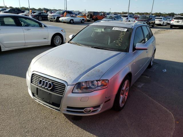 WAUKF78E77A113896 - 2007 AUDI A4 2.0T AV SILVER photo 2