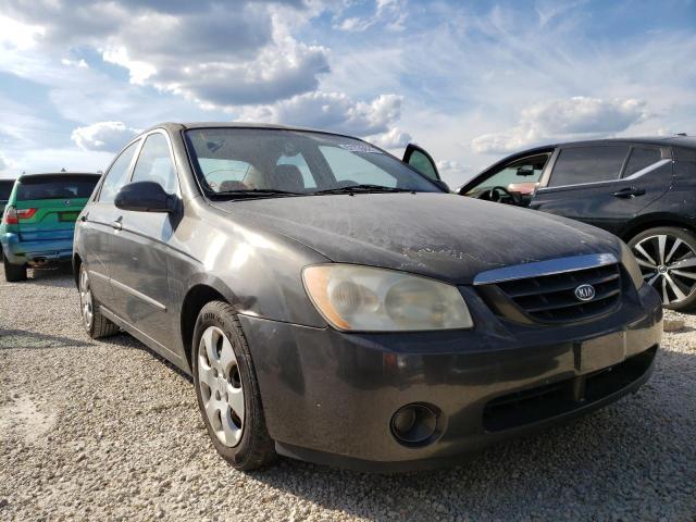 KNAFE121865288575 - 2006 KIA SPECTRA LX GRAY photo 1