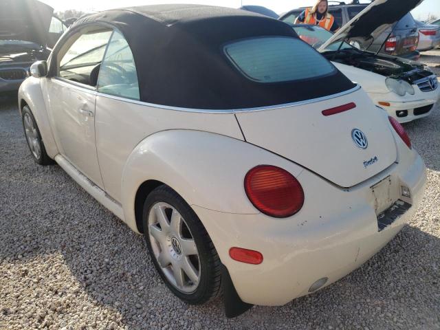 3VWCD21Y43M332376 - 2003 VOLKSWAGEN NEW BEETLE 白色 照片 3