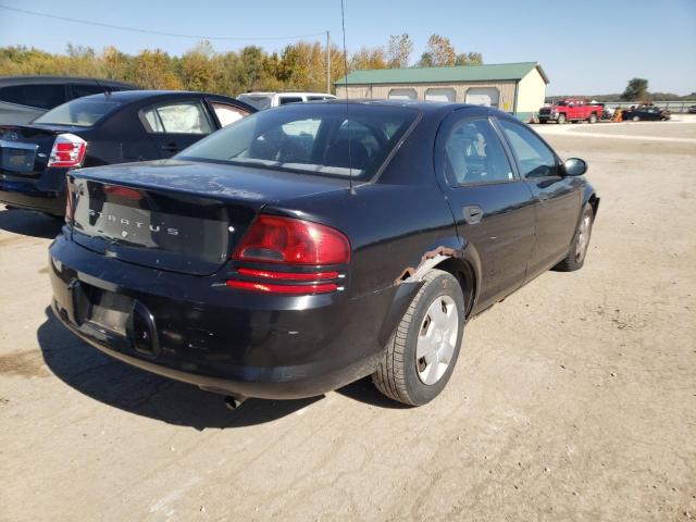 1B3EL36T54N287457 - 2004 DODGE STRATUS SE BLACK photo 4