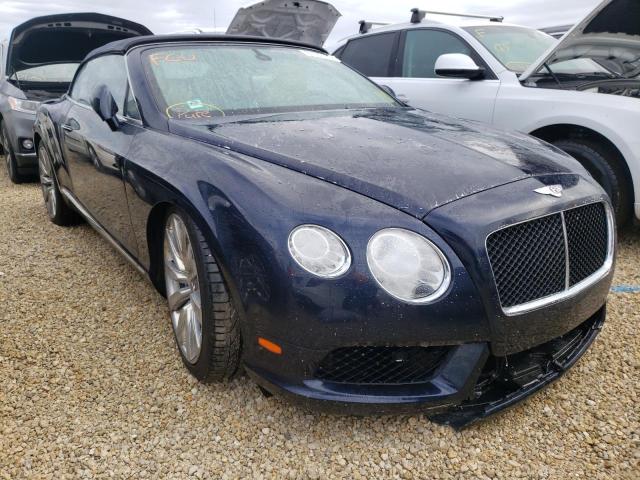 SCBGT3ZA4DC085354 - 2013 BENTLEY CONTINENTA BLUE photo 1