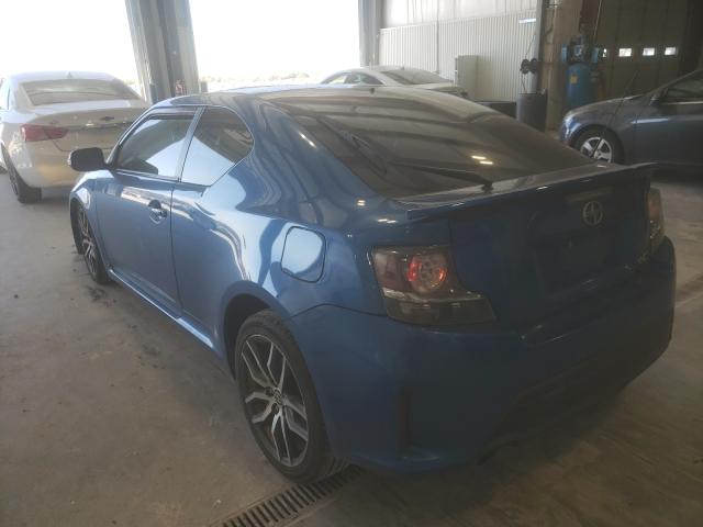 JTKJF5C73E3085648 - 2014 TOYOTA SCION TC 蓝色 照片 3