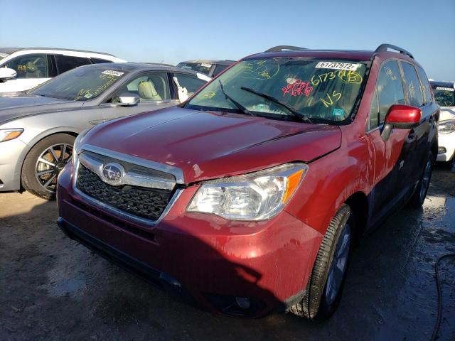 JF2SJAHC1GH543008 - 2016 SUBARU FORESTER 2 RED photo 2